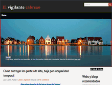 Tablet Screenshot of elvigilantecabreao.com